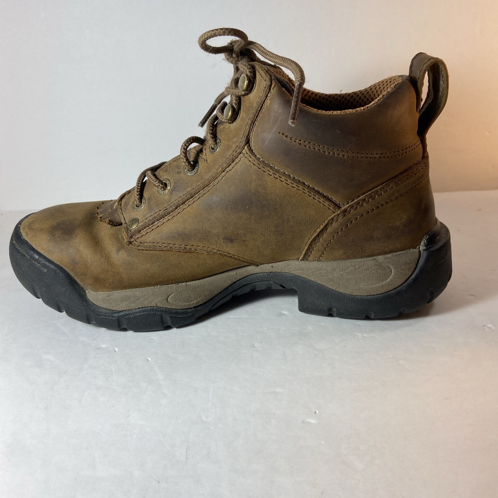 Twisted X Women's Waterproof Lace-Up Soft Toe Work Barn Boot Western sz 7M