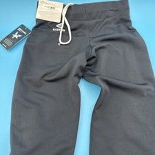 Easton Black Girls Softball Pants Bio Dri Elastic Leg Draw Sting Waist YL