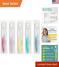 Extra Soft Toothbrushes for Sensitive Teeth, 5-Pack - Gentle Care Solution