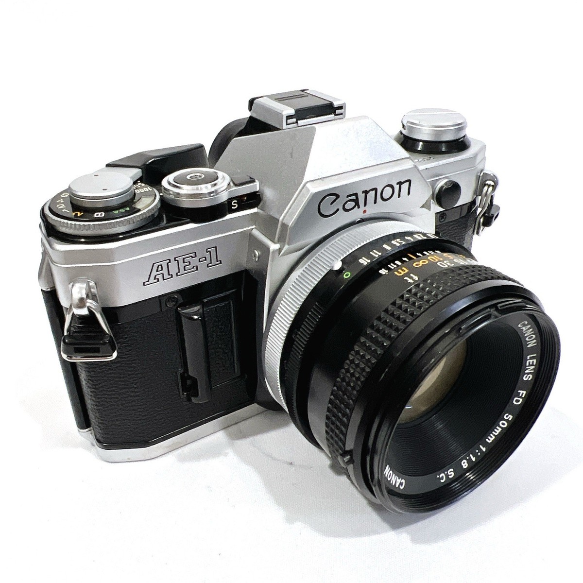 EXC+5 ] Canon AE-1 Silver / FD 50mm f1.8 SC MF Lens @ CS SAKuRA