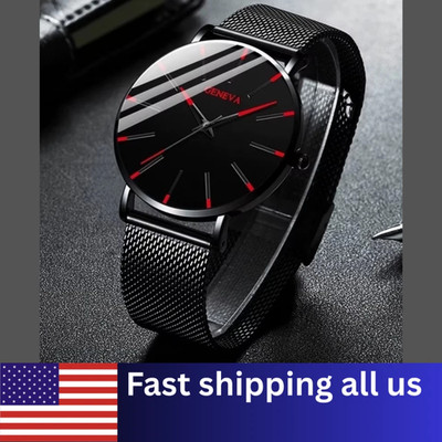 Waterproof Men's Watch Stainless Steel Quartz Luminous Classic Watches Business
