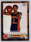 2022 Topps Chrome McDonald's All American Basketball Orange Basketball Refractor JJ Starling #56