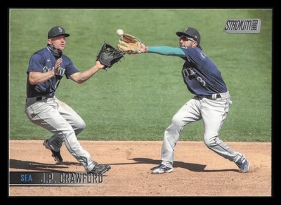 J.P. Crawford 2021 Topps Stadium Club #9 Seattle Mariners