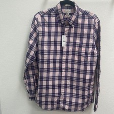 J Crew Men  s Slim Fit Secret Wash Organic Cotton Poplin Button Down Shirt Medium