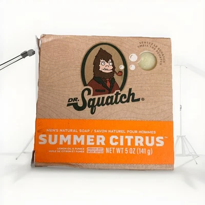 Dr. Squatch Soap, Seife „Summer Citrus “, natürliche Seife , 141g, Neu(X)