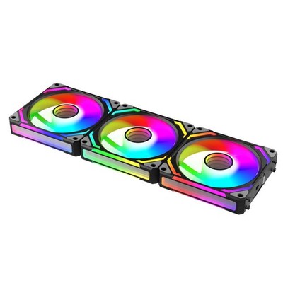 TZMRIT ARGB PC-Lüfter 120mm 3er-Pack Infinity Mirror mit Controller