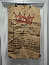 Vintage Royal Select Coffee Beans Burlap Bag (Lot 104)