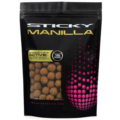 Sticky Baits Manilla Active Shelf Life Boilies Carp Fishing Bait