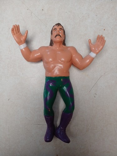 Vintage 1987 Jake The Snake Roberts 8 WWF Wrestler...