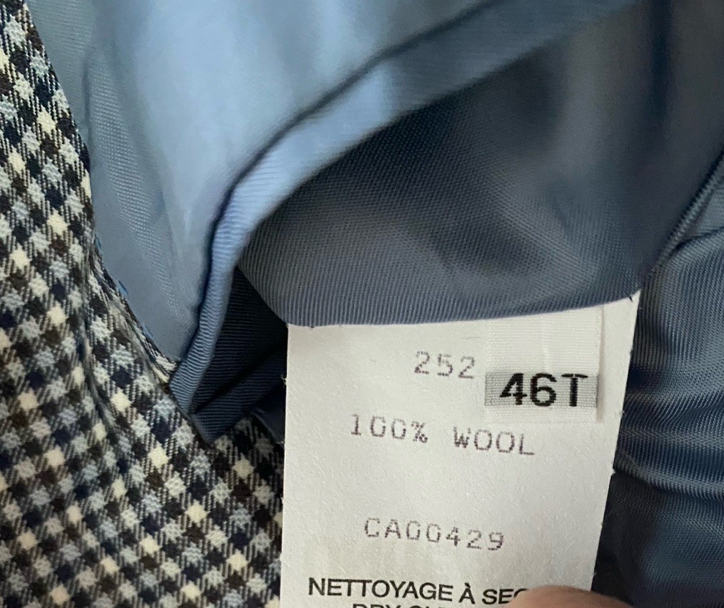 PETER MILLAR Multi Tiny Check Wool Blazer / Sport… - image 7