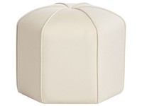 Pouf Hocker Stoffbezug Samt Hellbeige Rund 45 Cm Polsterhocker 42 Cm Hoch Wishe
