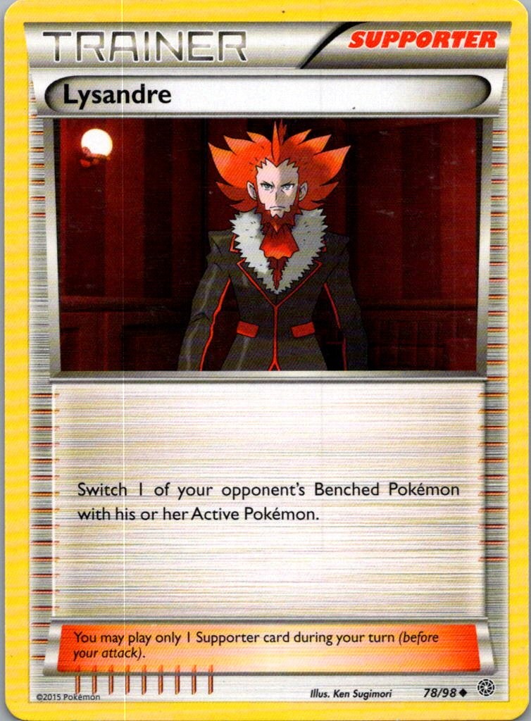 Pokemon TCG Lysandre 78/98 Ancient Origins NM