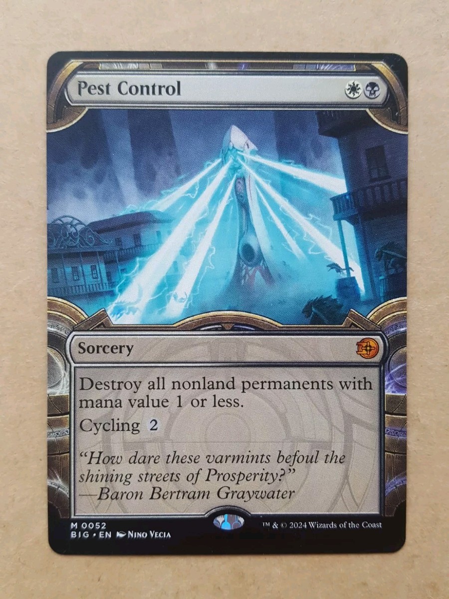Pest Control Showcase The Big Score MTG Magic Gathering Cards See Photos