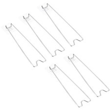 9.1" Adhesive Easel Back, 5 Pcs Metal Picture Frame Back Stand, Silver Tone