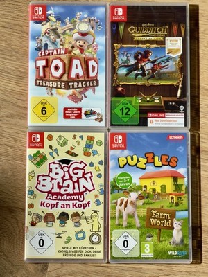 4 Games Nintendo Switch Sammlung Konvolut