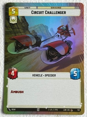 Circuit Challenger (Hyperspace Foil) 757 C A Lawless Time