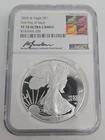 2024 W $1 Proof Silver Eagle NGC PF70 Ultra Cameo First Day of Issue Gaudioso
