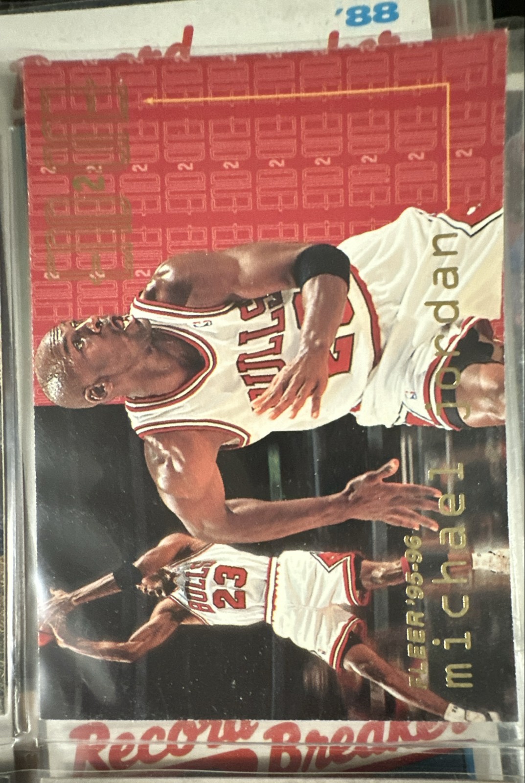 1995-96 Fleer - End 2 End Michael Jordan #9