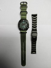 SEIKO SRPK43K1 PROSPEX TURTLE MENS BLACK DIAL CASE AUTOMATIC DIVERS WATCH MINT 8