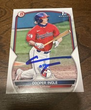 Cooper Ingle Ip Signed 1st Bowman Paper 2023 Bowman Draft Guardians GTP