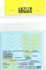TABU DESIGN Tire Logo 1/20 decal