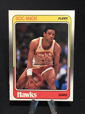 1988-89 Fleer Doc Rivers #3 Atlants Hawks - Top Loaded & Free Ship