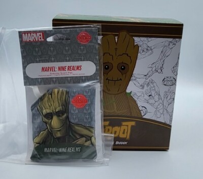 (New) Scentsy  GROOT  Buddy With Marvel 9 REALMS Scent Pak
