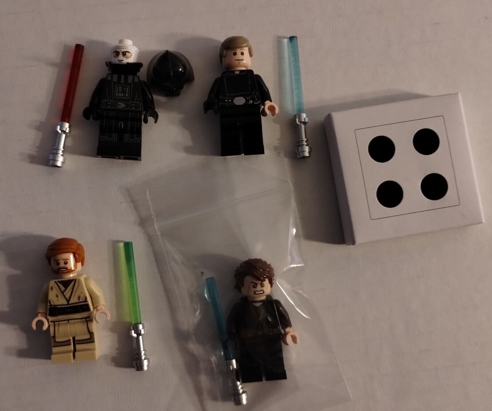 LEGO StarWars Minifigure Lot Anakin Obi Wan 75269 Darth Vader Luke 75302 