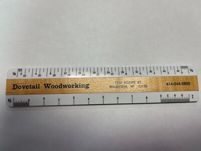 6'' Architectural Scale Ruler New Old Stock