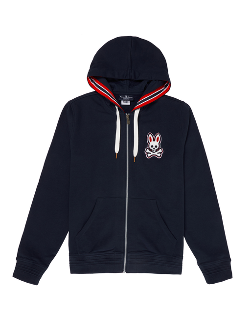 Psycho Bunny Navy Lilestone Full Zip Hoodie | eBay