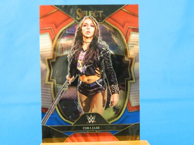 Cora Jade Select WWE 2023 Concourse Red Blue Prizm