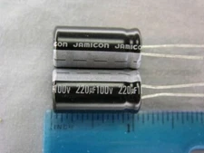 30 Jamicon TK Type 220uF 100V Electrolytic Capacitors
