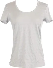 Active Life NWT Women's S M L XL Gray Tonal Stripe Scoop Neck T Top