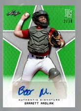 2020 Leaf Perfect Game National Showcase Auto Green #BAGM1 Garrett Madliak /10