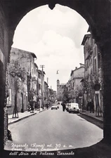 C18924-(LAZIO-ROMA),ZAGAROLO CORSO VITTORIO EMANUELE DALL'ATRIO PALAZZO BARONALE