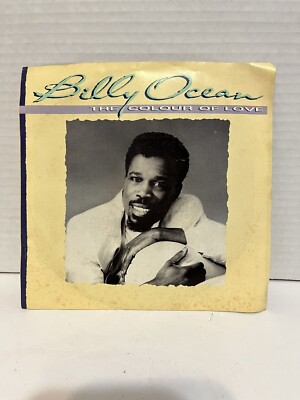 BILLY OCEAN :The Colour Of Love /It's Never to Late to Try - 45rpm Vinyl 1988