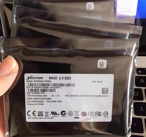 Micron M600 1TB 2.5'' SATA III 6Gb/s Server Data MTDDAK1T0MBF F/W MU03 SSD - Picture 2 of 2