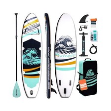 Outdoor Crusier Inflatable Stand Up Paddle Board, Ultra Portable  Lightweigh...
