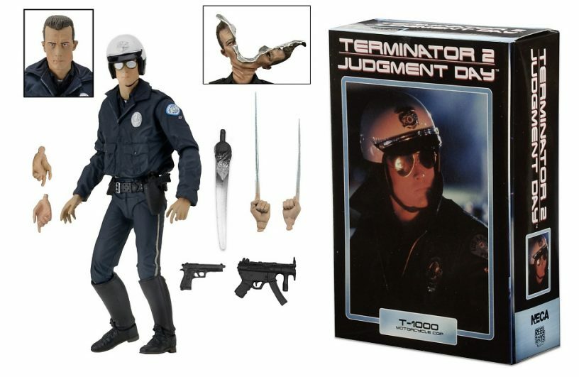 Terminator 2 (Judgment Day) Ultimate T-1000 Motorcycle Cop - 7"" figure (NECA)