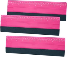 3 Pcs Window Tint Squeegee Scratch Free Suede Felt Squeegee for Vinyl Wrap Tools