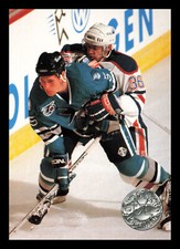 David Bruce #227 1991-92 Pro Set Platinum San Jose Sharks