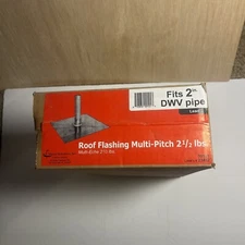  Vent and Pipe Flashing Fits 2 In DWV PIPE Flexible Finish Lead  2-in x 9.25-in