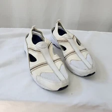 Easy Spirit Shoes Womens 7.5 M Arbitrary White Slingback Fabric Casual Round Toe