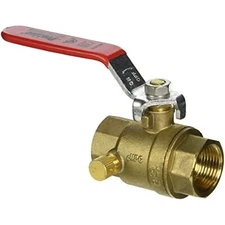 Mueller Industries 107-754NL 3/4 FIP Waste Ball Valve, 3/4-Inch