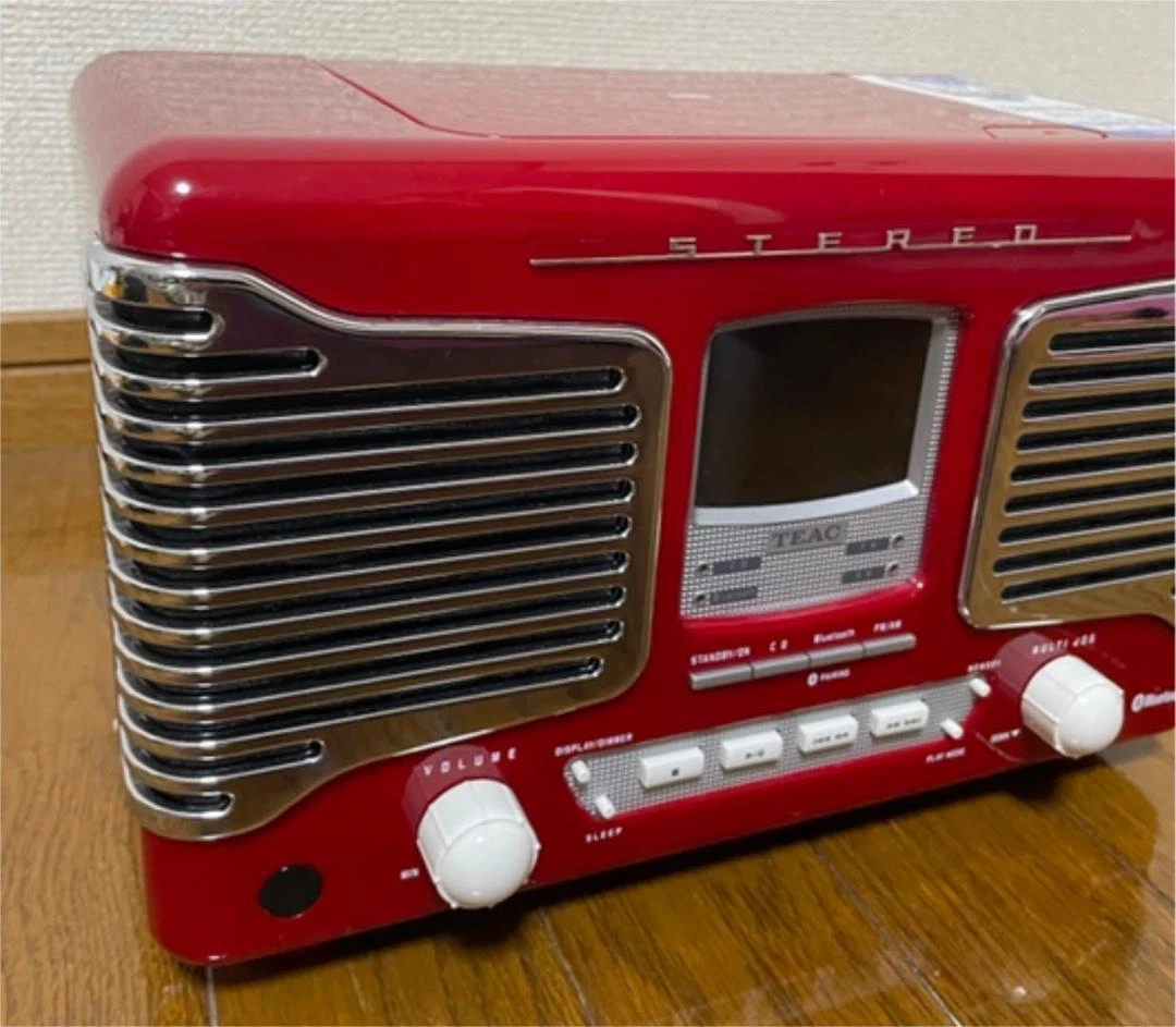 Teac SL-D800BT RED Wireless Streaming Music System Bluetooth CD Radio  Portable