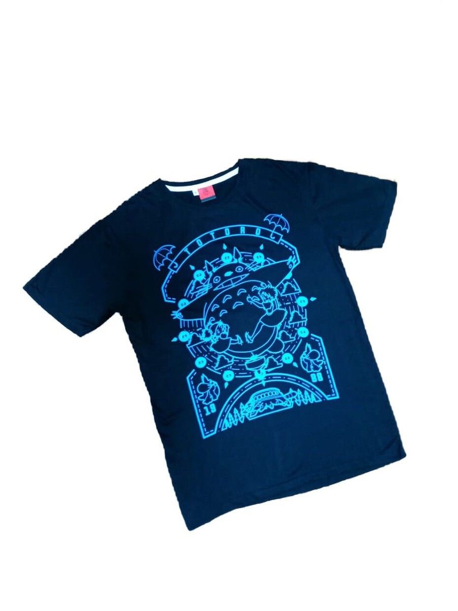 Vintage Print GANBARE!! ROBOCON Japan T-shirt Blue (M) Robot