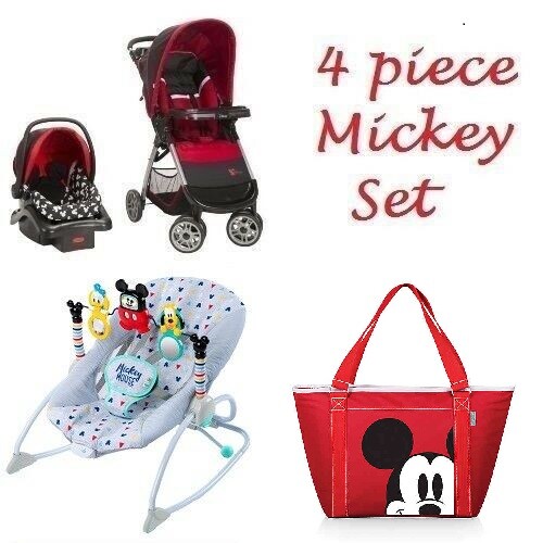 mickey mouse pram set