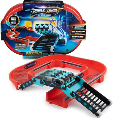 Power Treads Nitro Stunt Pack  All-Surface Toy Vehicles 30+ Pieces  Ages 5+