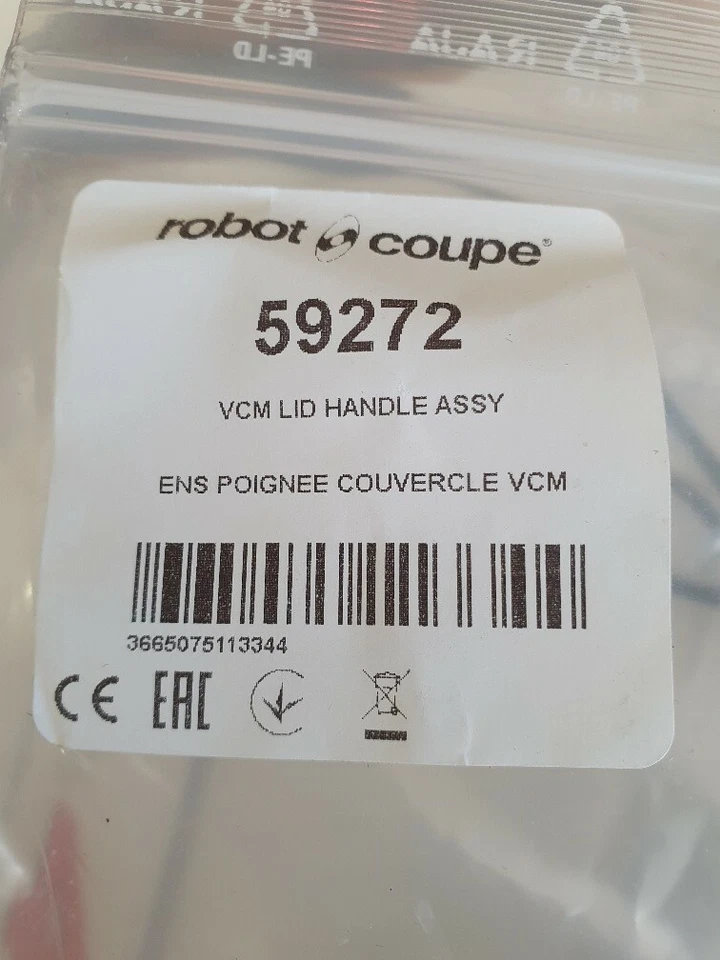robot coupe vcm lid handle part no 59272 - Image 2 of 3