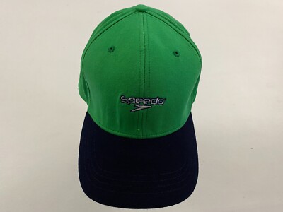 Speedo Embroidered Graphic Green Fitted Baseball Hat Size L/XL